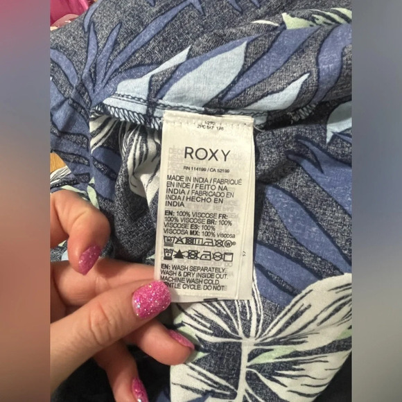 ROXY EVENING DELIGHT DRESS in Mood Indigo Seaside - Picture 9 of 9